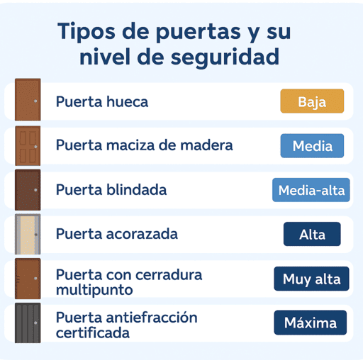 Servicios de cerrajería para cerraduras en puertas de despacho interior en Guadalajara
