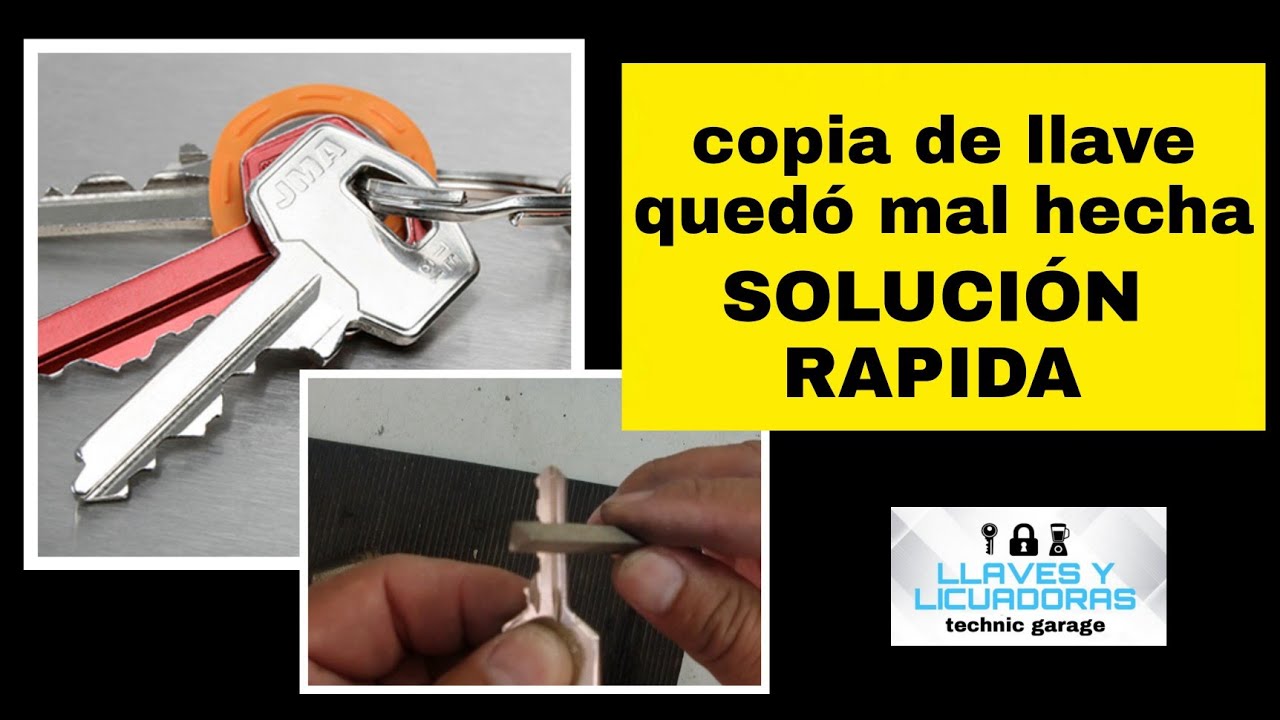 Llave que funciona por un lado pero no por el otro